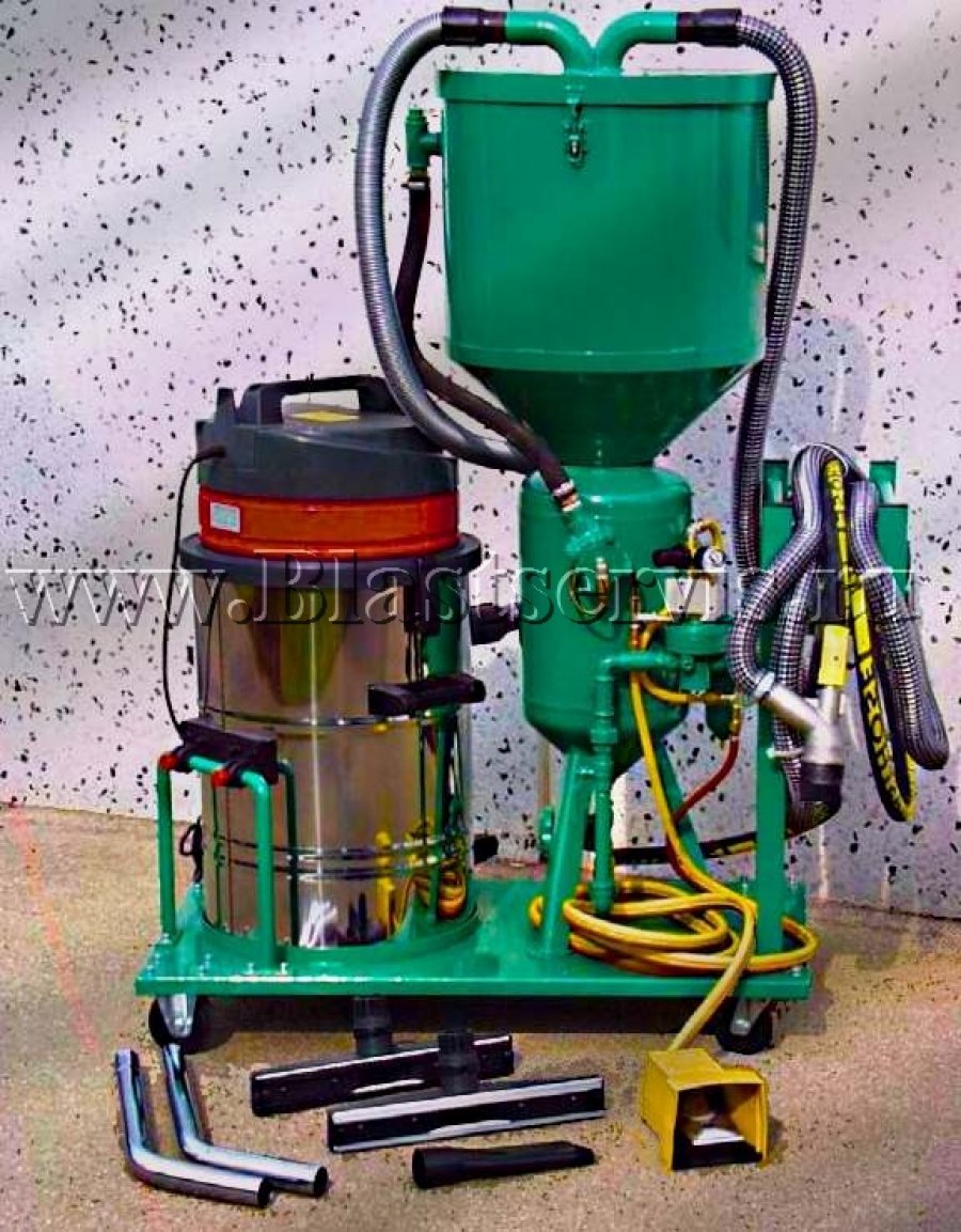 Абразивоструйный беспылевой пескоструйный аппарат Сlemco HSP 20 – пескоструй без пыли